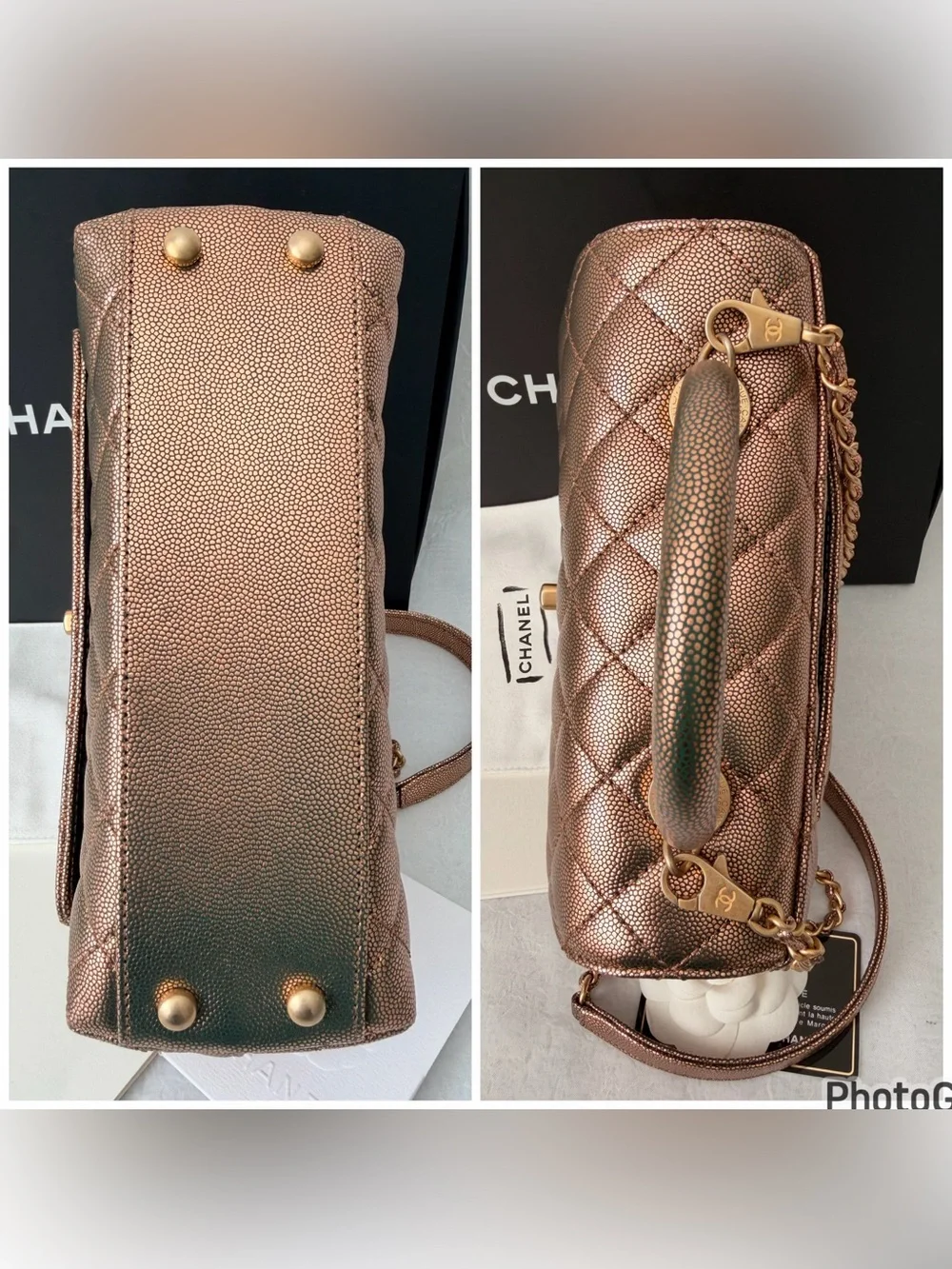 CHANEL auth metallic